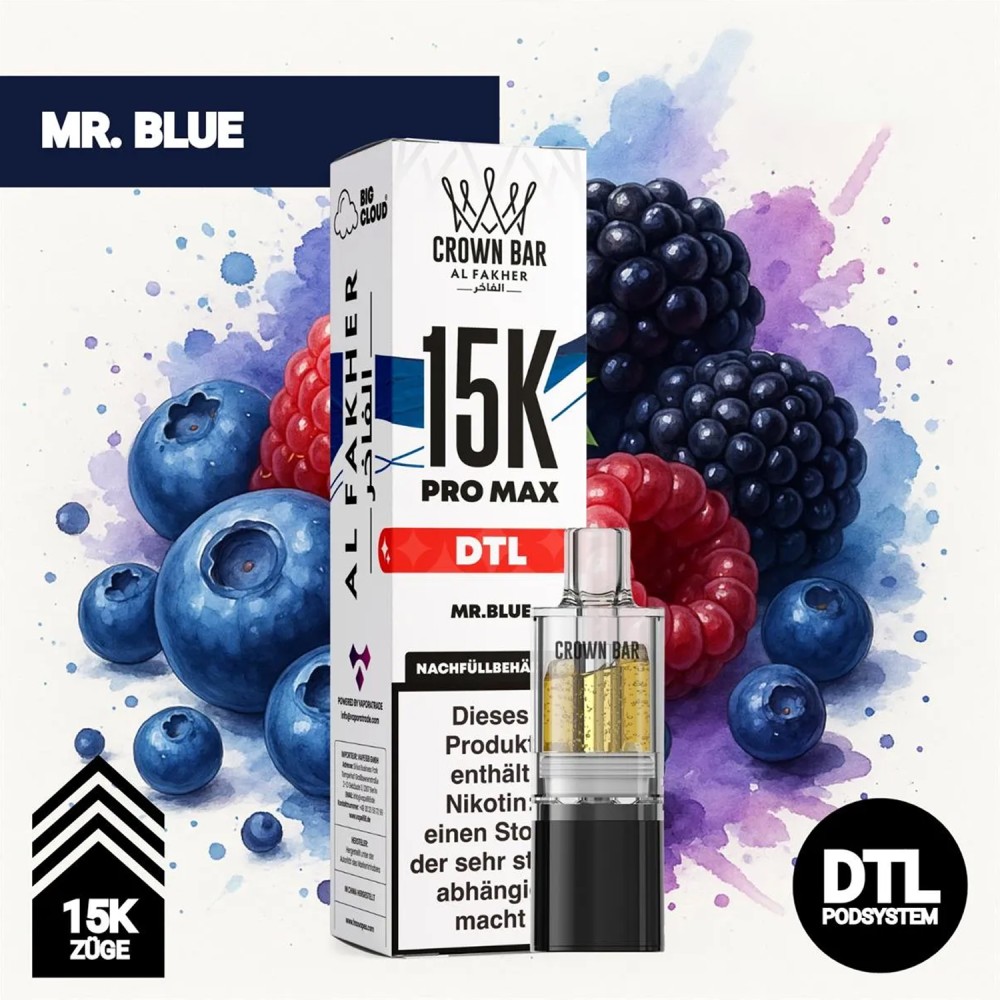 Al Fakher 15K Pro Max | POD | Mr. Blue