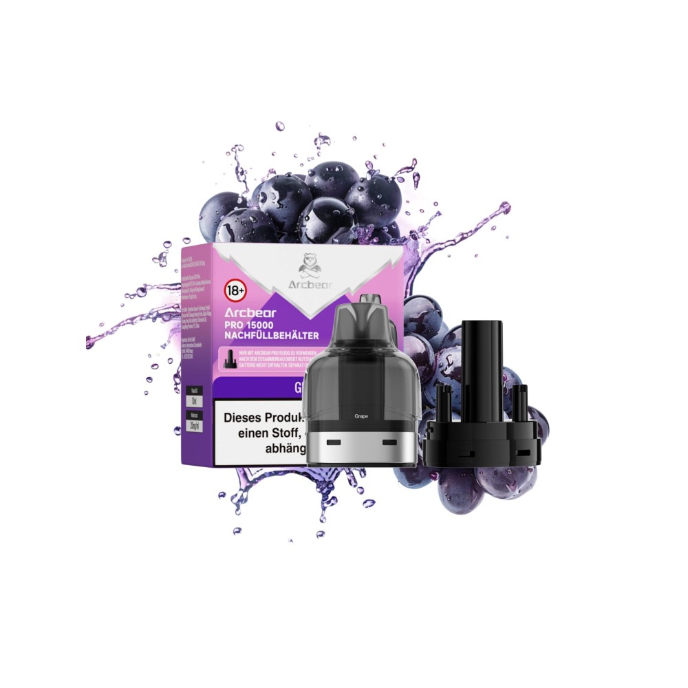 Arcbear Pro 15000 Liquid Pod Nachfüllbehälter "Grape"