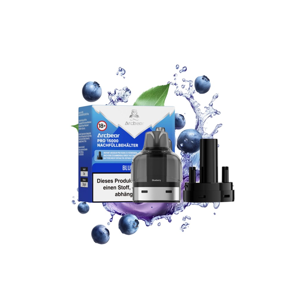 Arcbear Pro 15000 Liquid Pod Nachfüllbehälter "Blueberry"