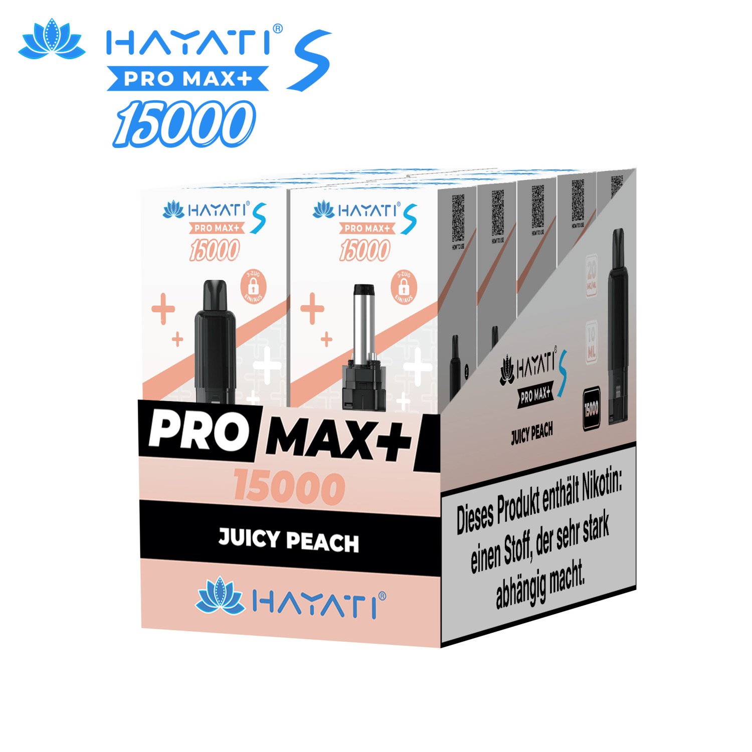 Hayati Pro Max Plus S15000-Pod Set "Juicy Peach" Hayati Pro Max Plus S15000-Pod Set "Juicy Peach"
