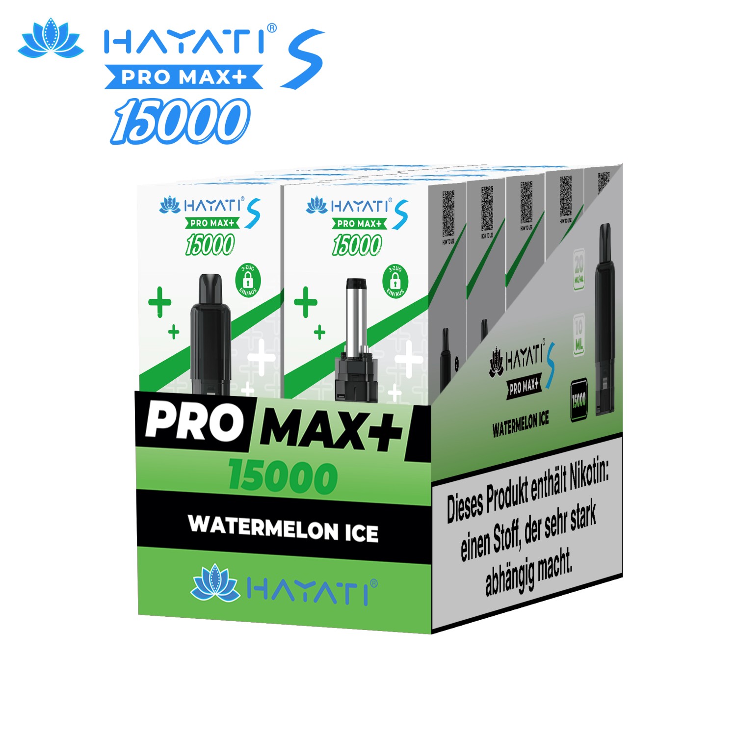 Hayati Pro Max Plus S15000-Pod Set "Watermelon Ice" Hayati Pro Max Plus S15000-Pod Set "Watermelon Ice"
