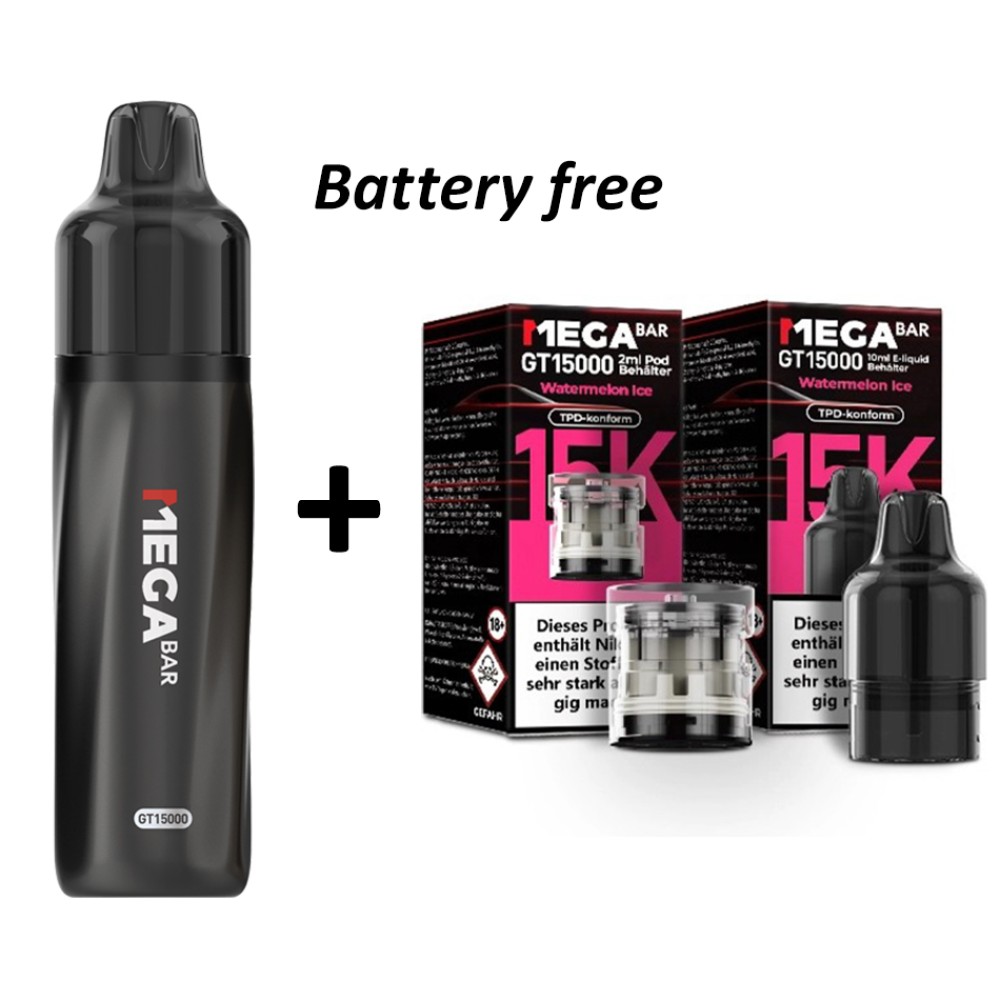 Megabar GT15000 Prefilled Pod "Watermelon Ice"