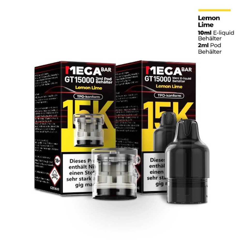 Megabar GT15000 Prefilled Pod "Lemon Lime"