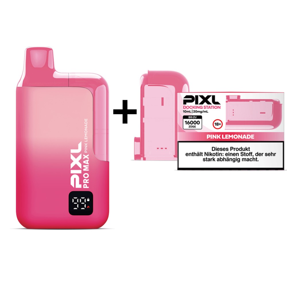PiXL Pro Max 16000 Batterie + POD Set "Pink Lemonade"
