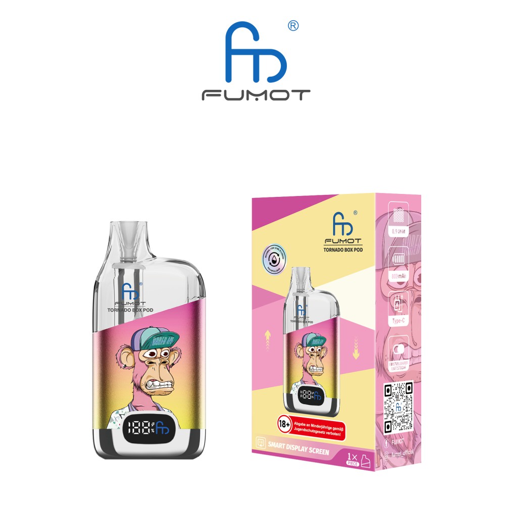 RandM Tornado Digital Box Pod 12000 "Pink Gelb"