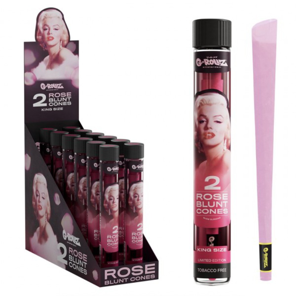 G-ROLLZ, 2x Pre-Rolled " Rosa " Blunts Fabulous Face a 2 Stück 12er 