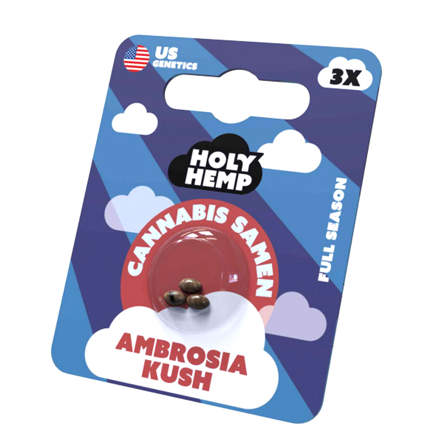 HolyHemp Seeds - US Ambrosia Kush 3 Stück