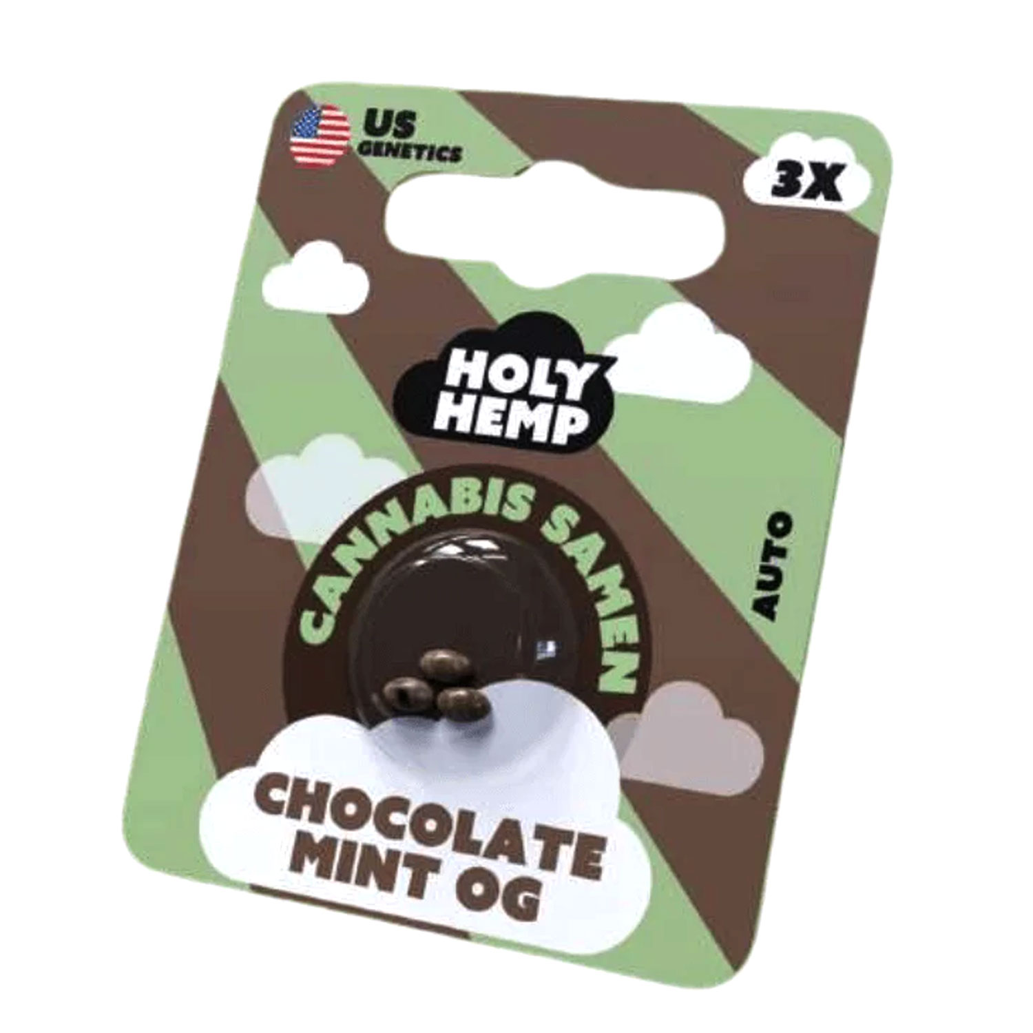 HolyHemp Seeds - US Chocolate Mint 3 Stück