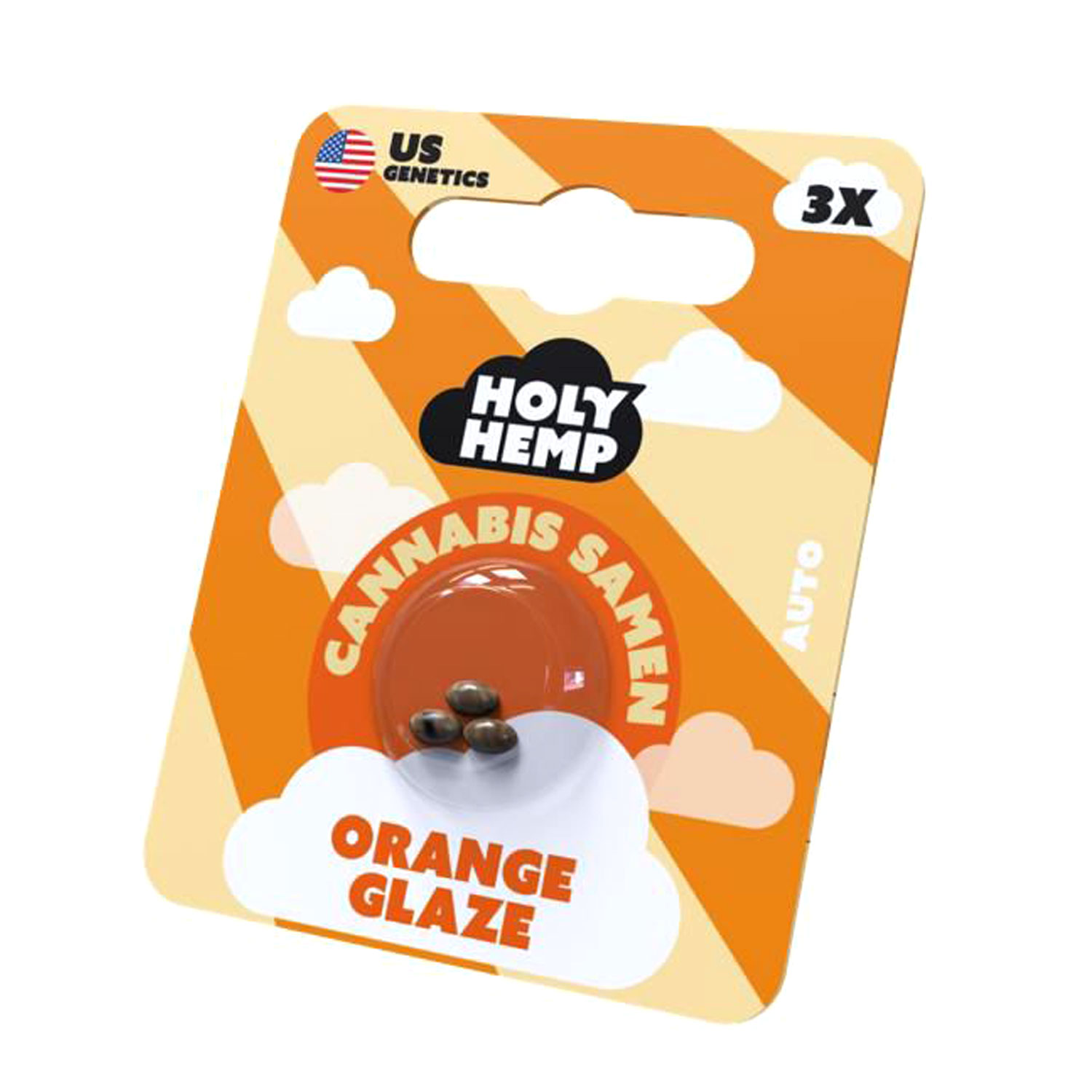 HolyHemp Seeds - Orange Glaze 3 Stück