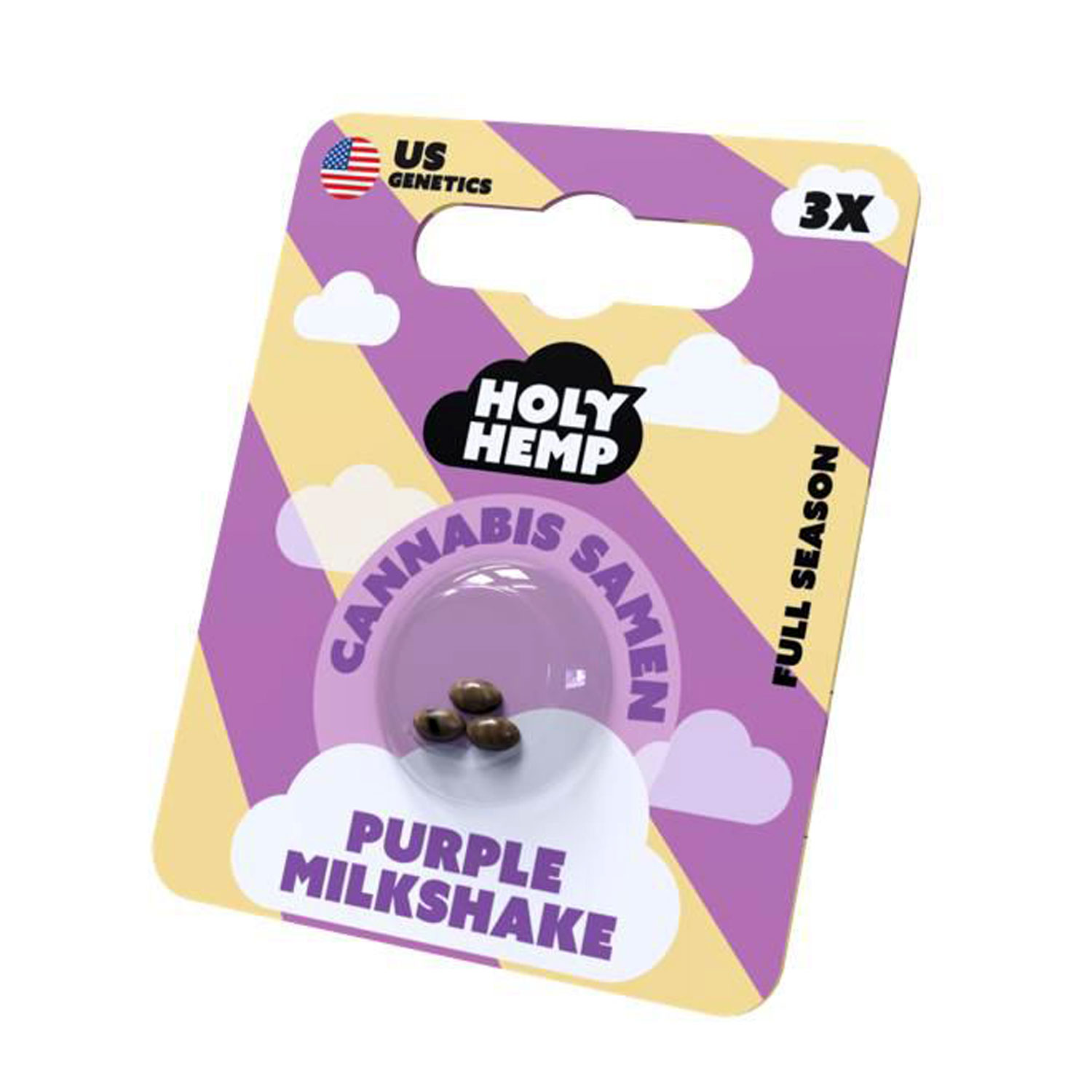 HolyHemp Seeds - Purple Milkshake 3 Stück