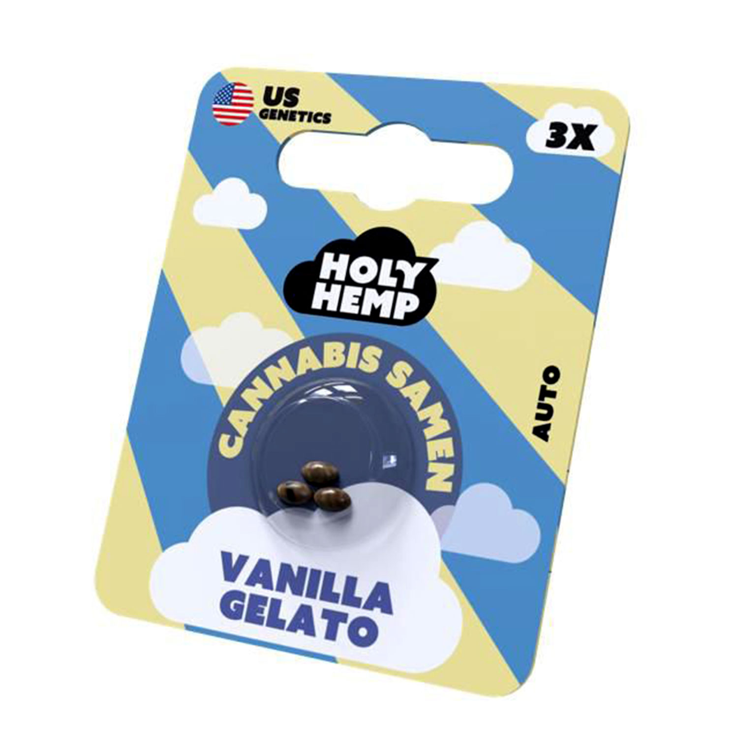 HolyHemp Seeds - Vanilla Gelato 3 Stück