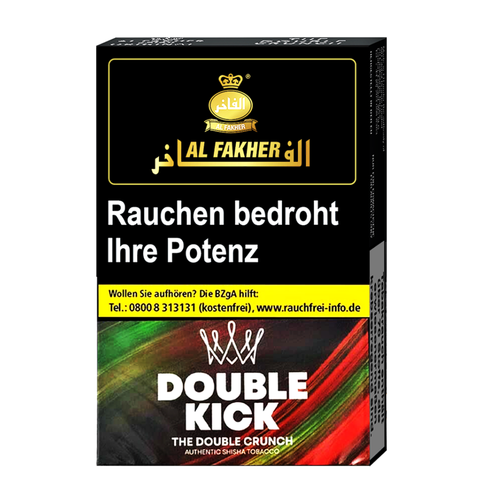 Al Fakher Tabak Douple Kick Douple Crunch 25g VE10 , EVK 4,00€ 