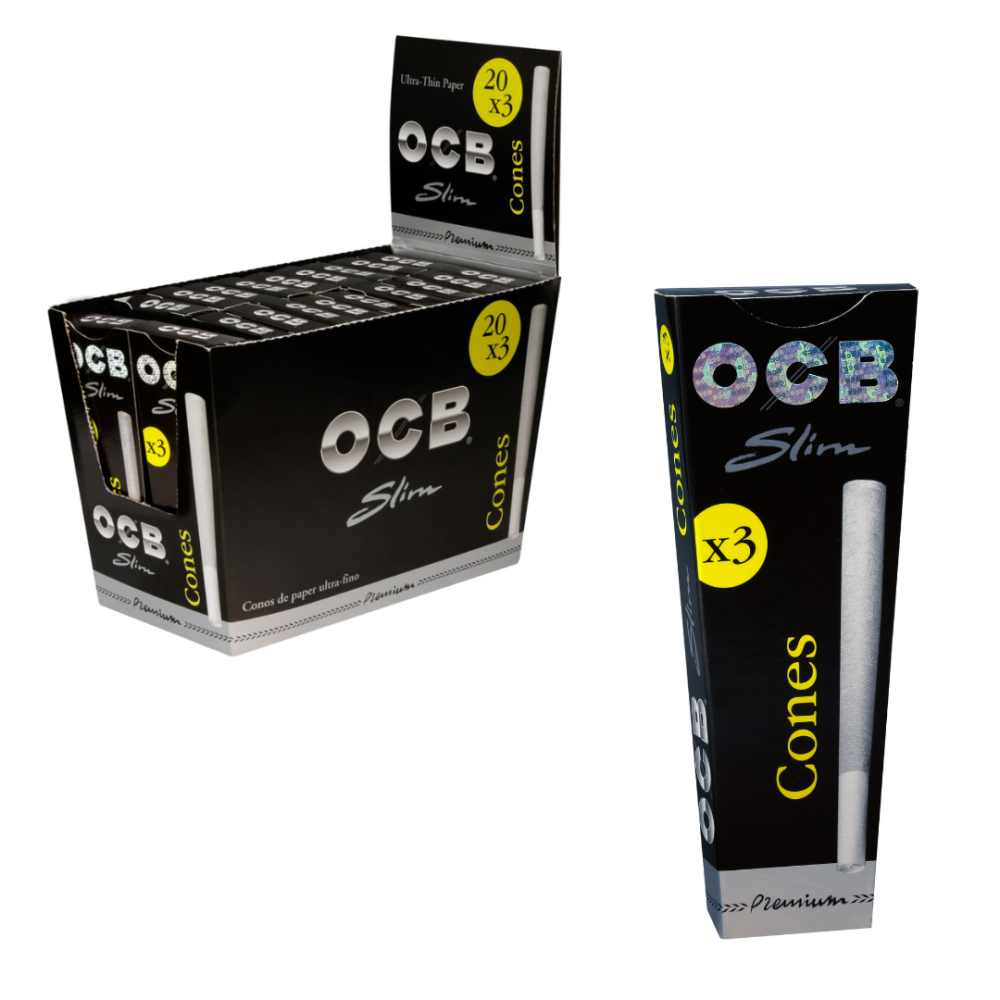 Ocb Schwarz Premium Slim Cones