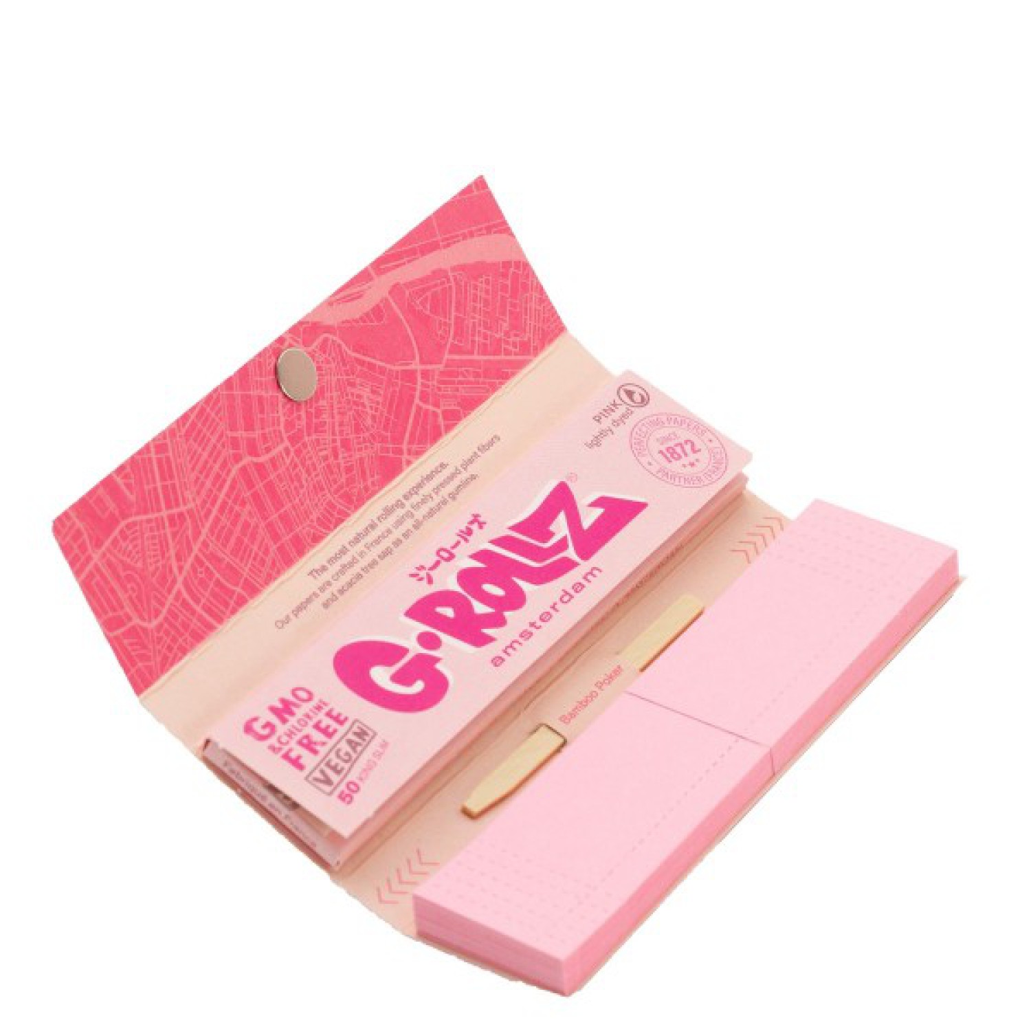 G-Rollz Mushroom Lady Pink KS Slim Papers+Tips=24
