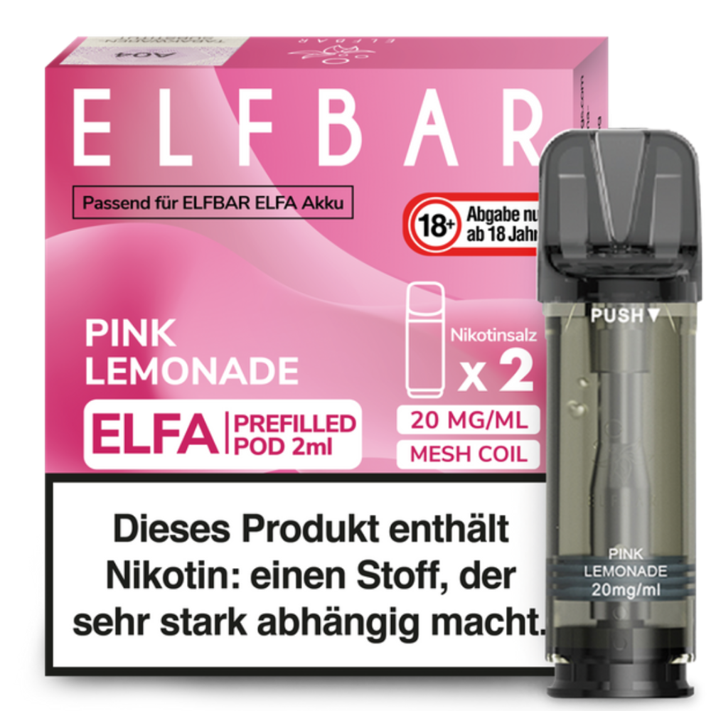 ELFBAR ELFA Pod Pink Lemonade 2x2ml, 20mg