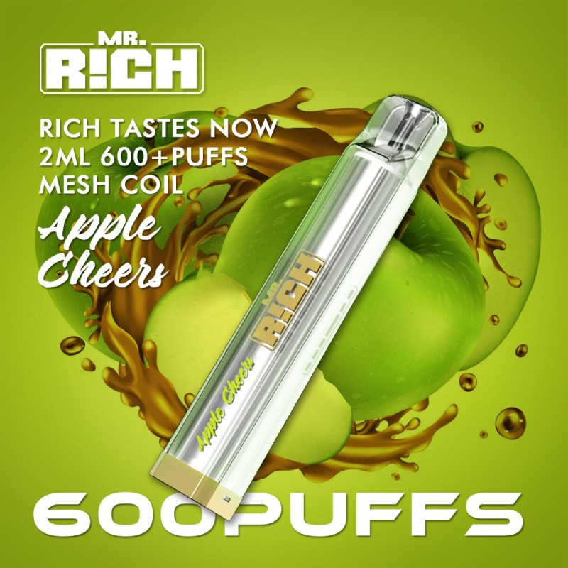 Mr. Rich  E. Shisha "Apple Cheers" 600 zuge