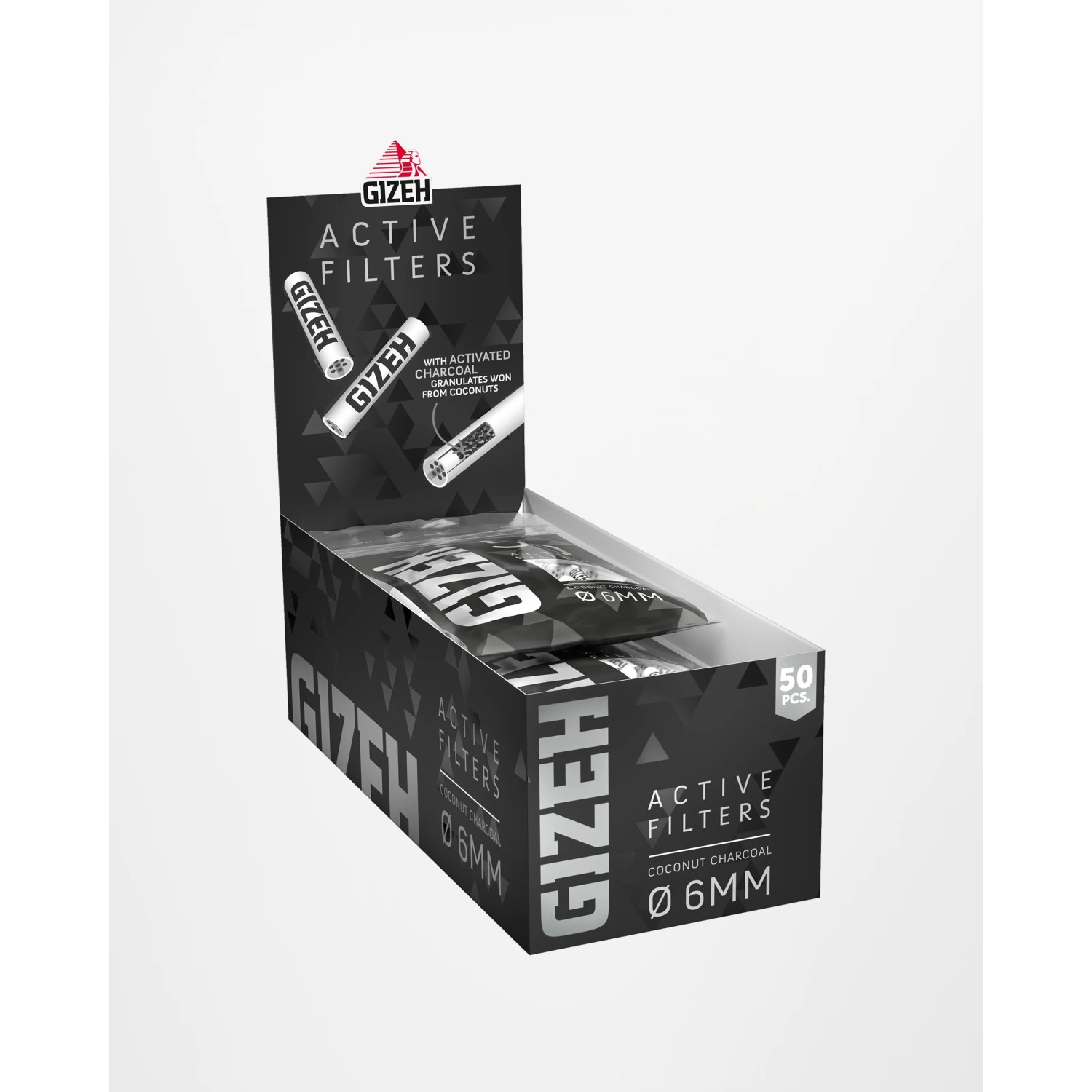 Gizeh Black Active Filter 6mm,50er Beutel 1VE-10