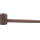 Holzpfeife 13cm. Braun  mit Länglische Kopf VE-6