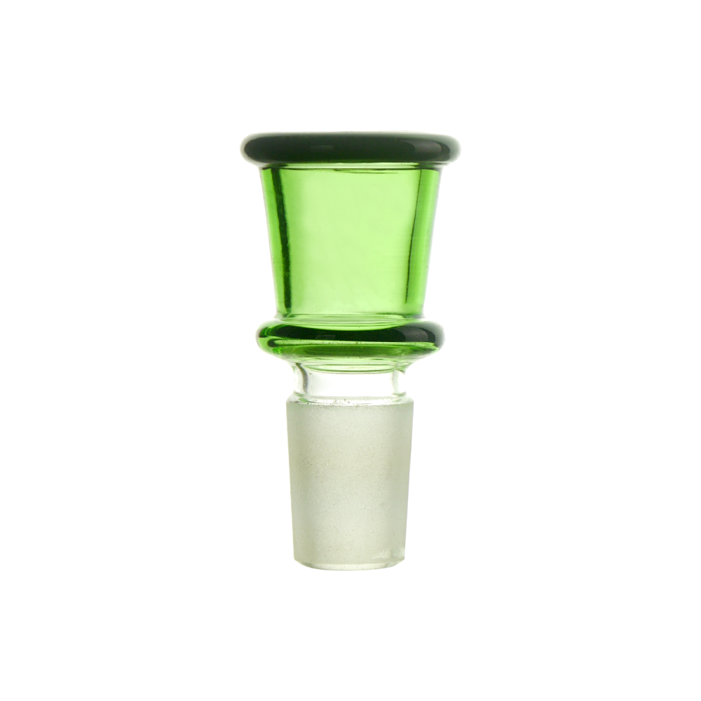 Glas Kopf  Conical Green 18,8 mm.  VE-6