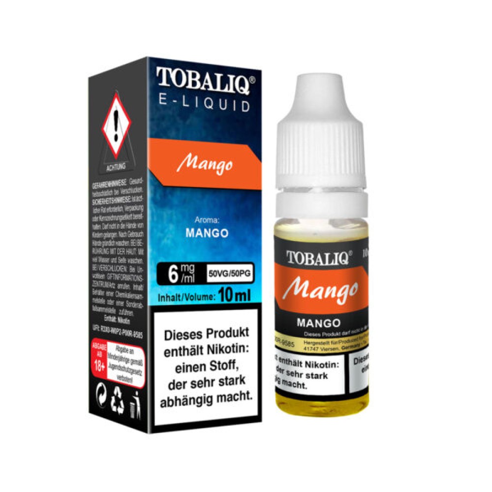 E-Liquid-6mg Nikotin 10ml. Mango