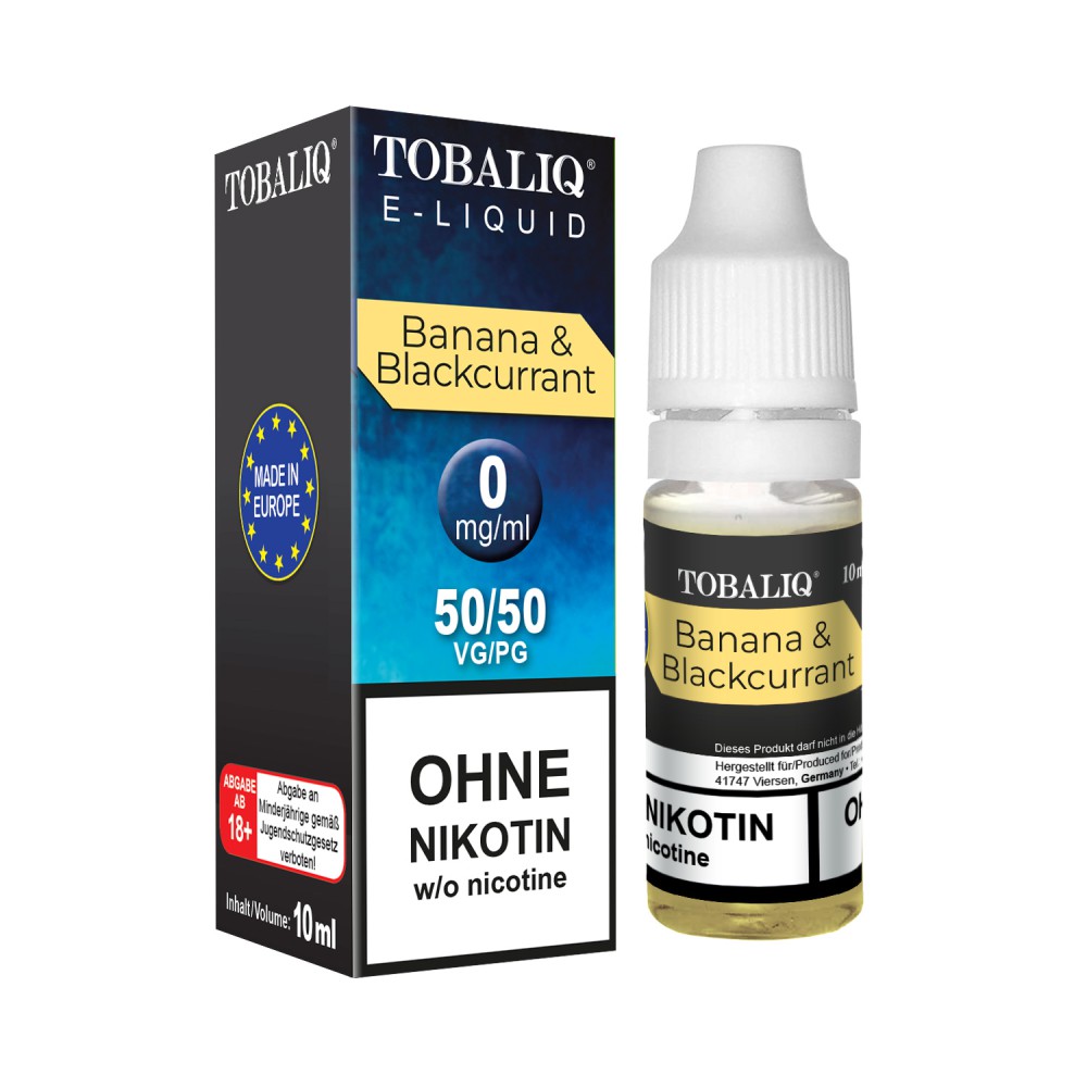 E-Liquid-+0mg Nikotin-Banana+schw.Johannisbeere