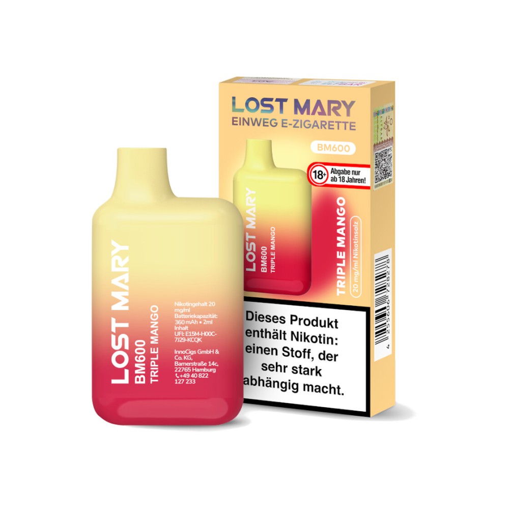 Lost Mary BM600 - Triple Mango 2%