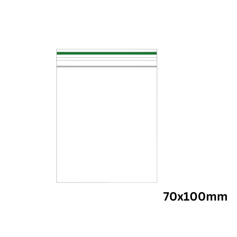 Tüte Tra.Parent Green Line 70x100 mmVE1000 , 70mµ