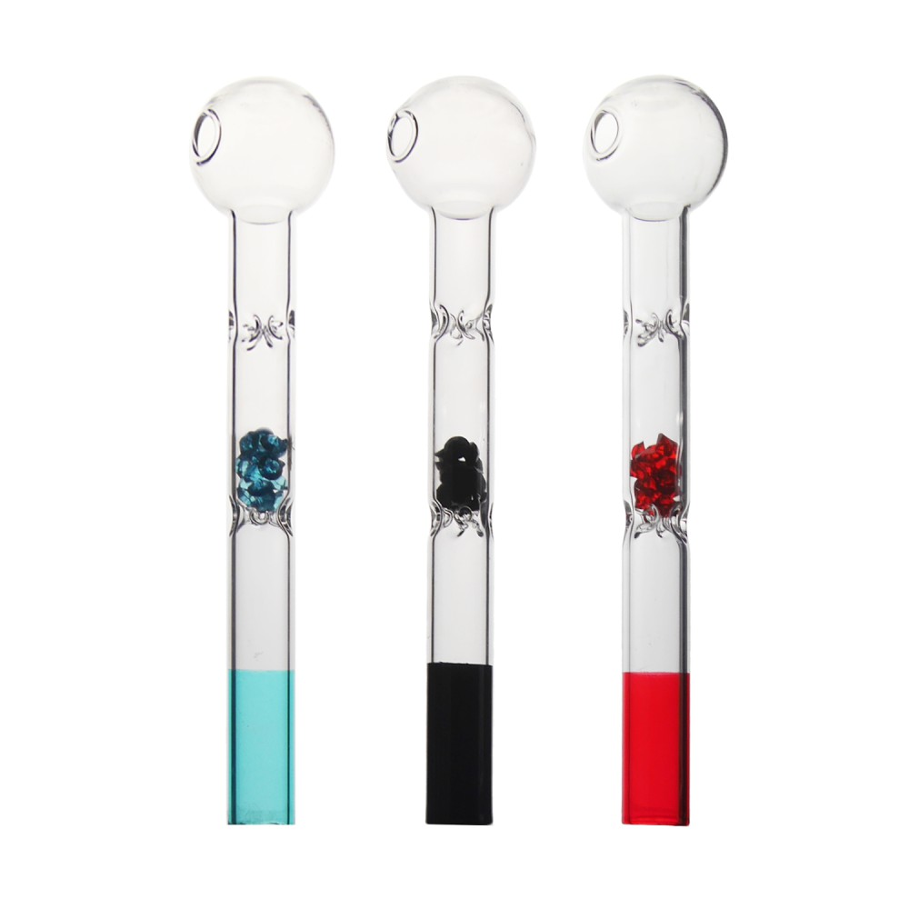 Glas-Ölpfeife | 18 cm, 12er-Pack