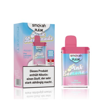 Smokah x Flask Pocket  "Pink Lemonade" 600 Zuge 2ml Nikotin