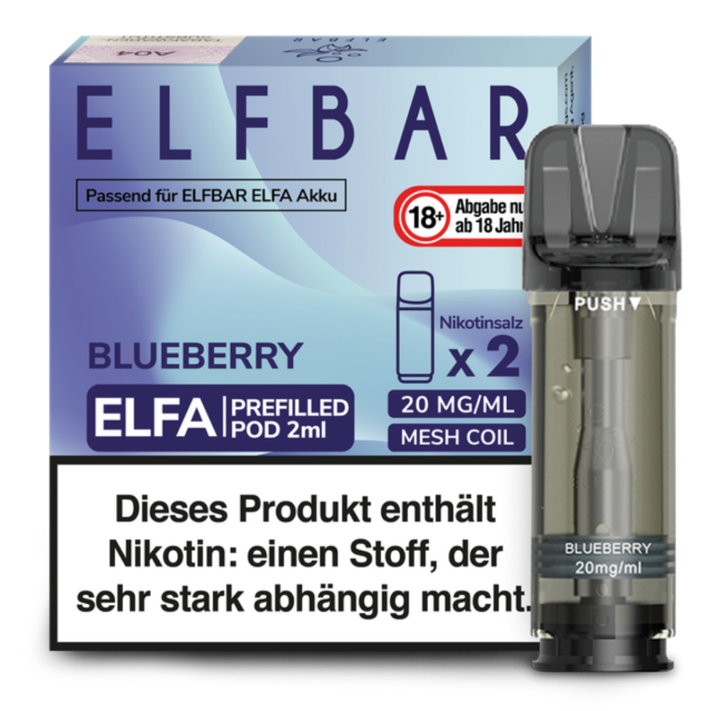 ELFBAR ELFA Pod Blueberry 2x2ml, 20mg