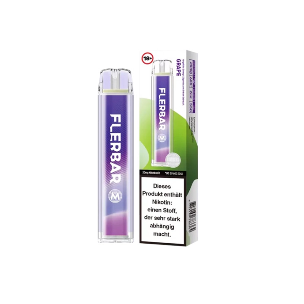 Flerbar 600  Grape  Einweg E-Zigarette 20mg