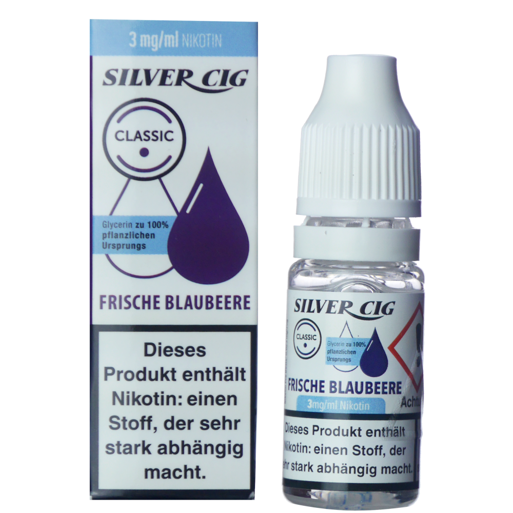 E-Liquid " FrischeBlaubeere "3mg Nikotin 10ml.