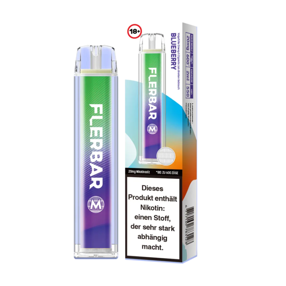 Flerbar 600 Bluberry E-Zigarette 20mg