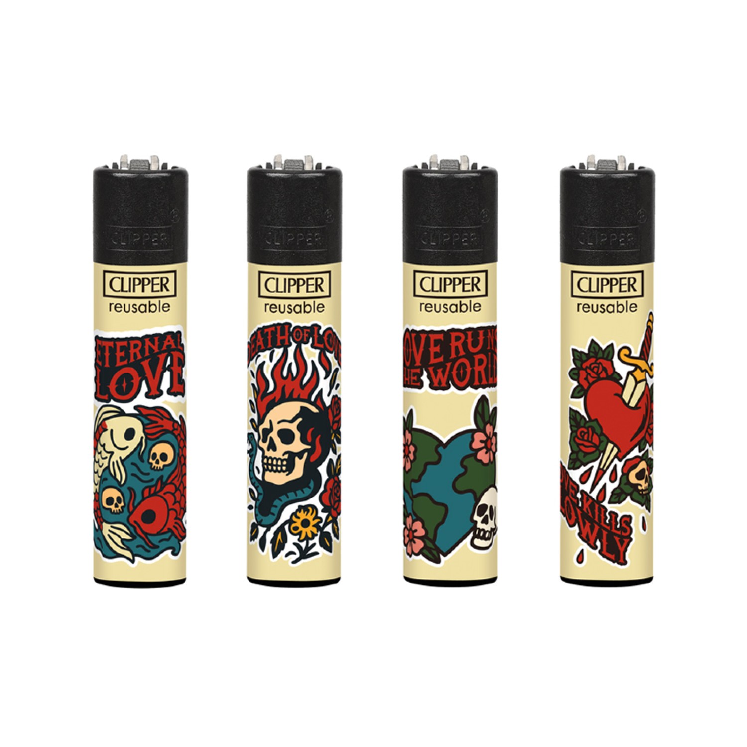 Clipper New School Skulls 48er Display