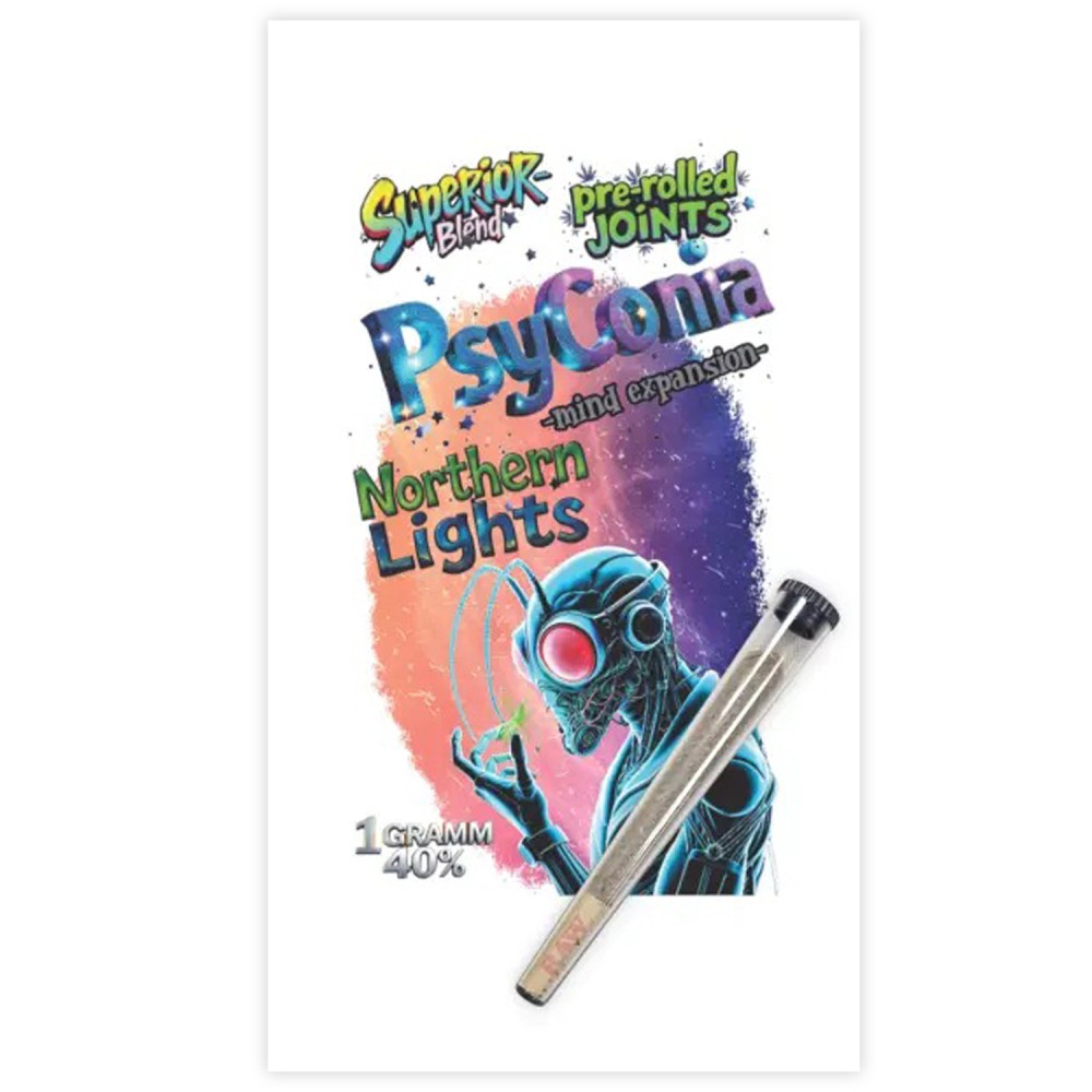Pre-rolled Joints H2 Superior Blend  "Northern Lights" 1g.