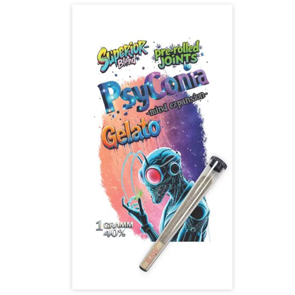Pre-rolled Joints H2 Superior Blend  "Gelato" 1g.