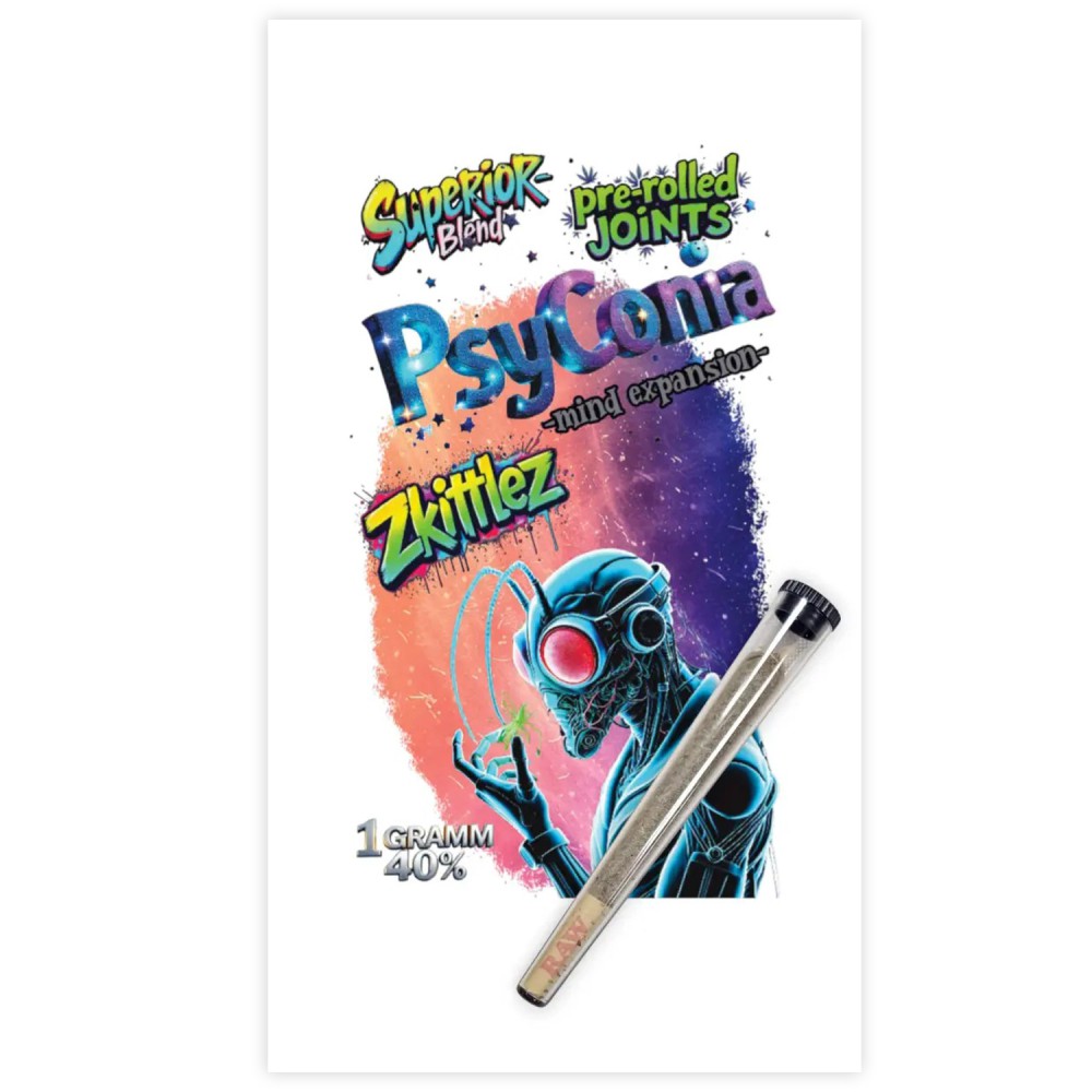 Pre-rolled Joints H2 Superior Blend  "Zkittlez" 1g.