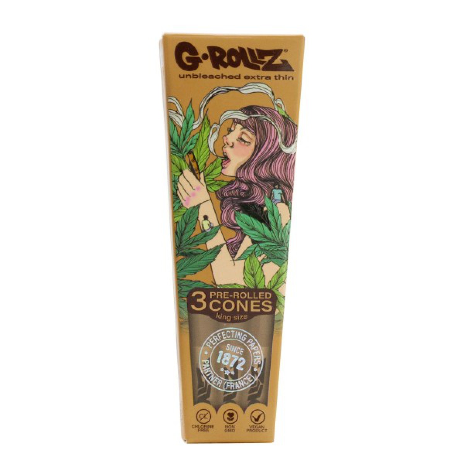 G-Rollz | Collector "Colossal Dream" Unbleached - 3 KS Cones (24 Packs Display)