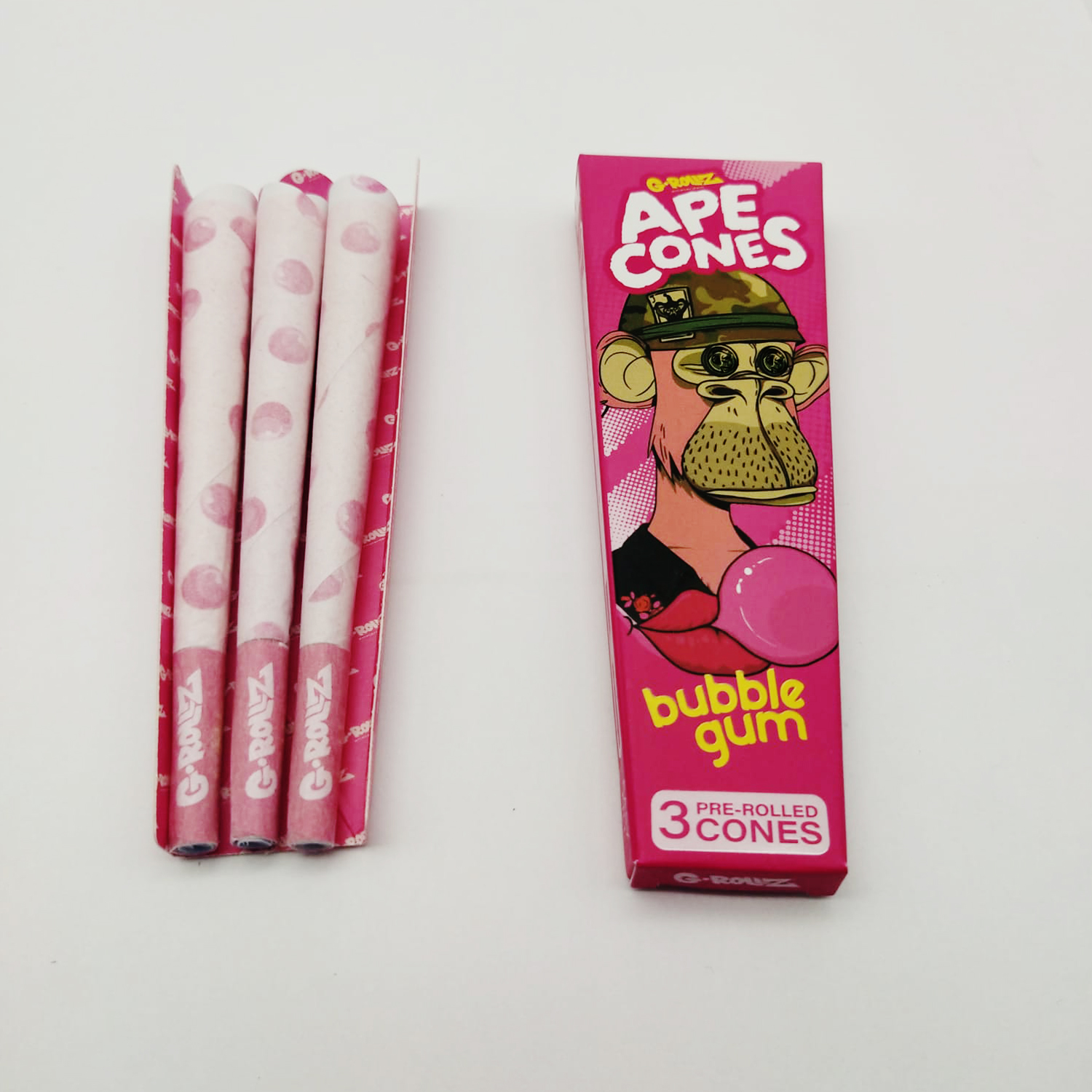 G-ROLLZ Ape Cones - "Bubblegum" | 3er Pre-Rolled Cone| VE - 24