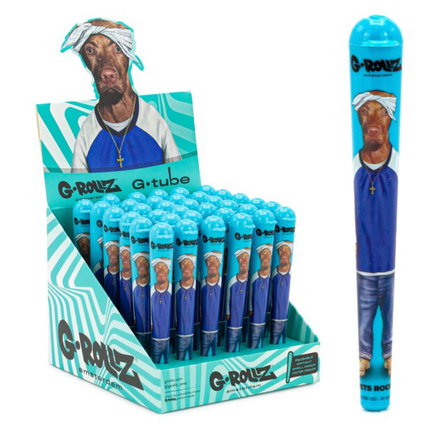 G-Tube | Zwei Rap " Blue Cone Holders 36er Box