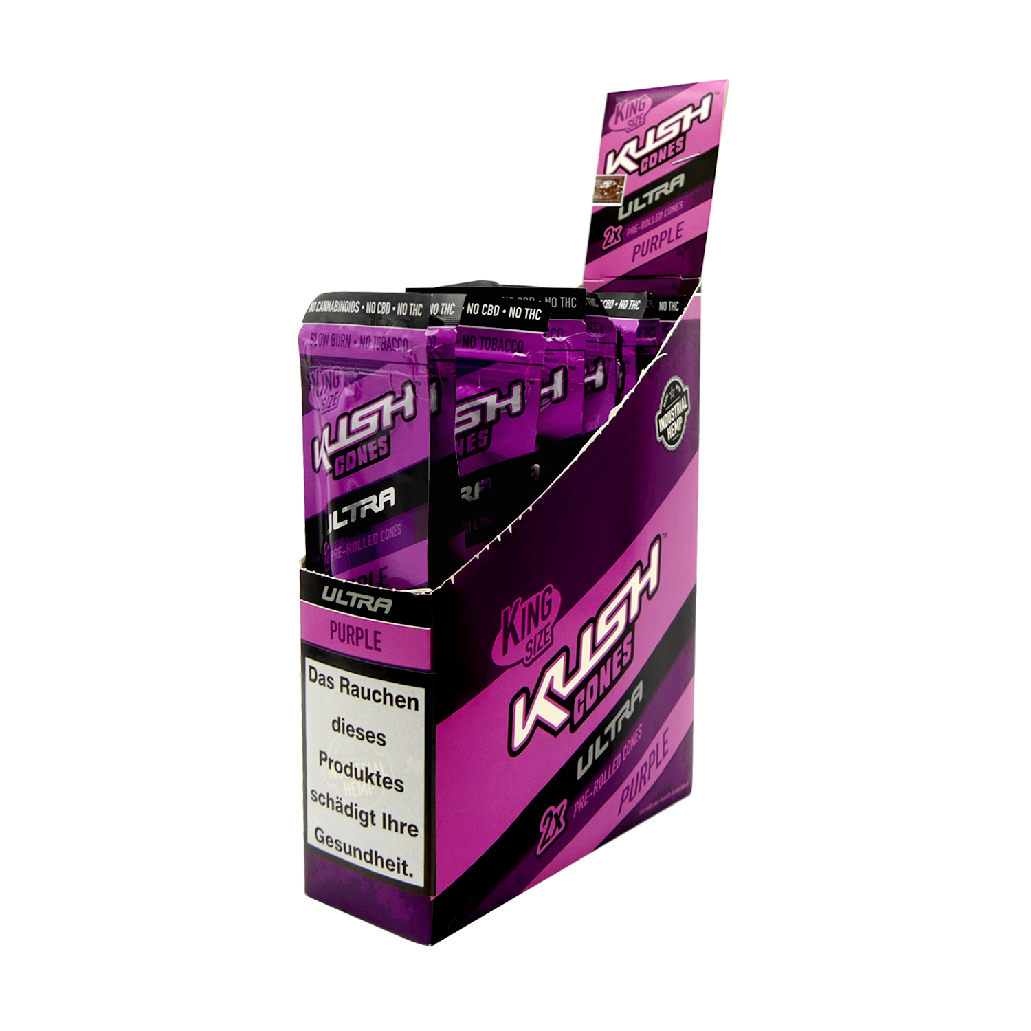 Kush Cones Ultra Purple | 2 x Pre-Rolled Cones | King Size | VE-15