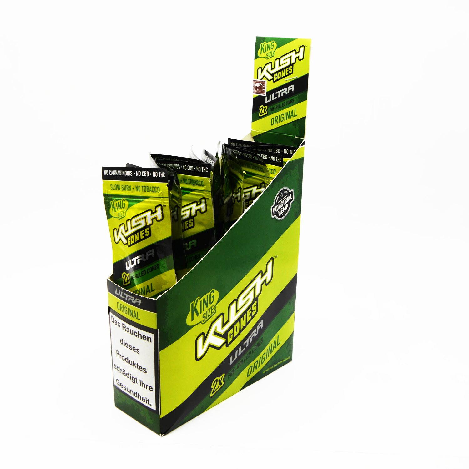 Kush Cones Ultra Original | 2 x Pre-Rolled Cones | King Size | VE - 15