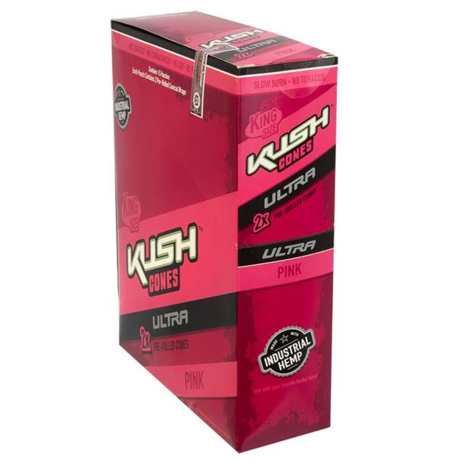 Kush Cones Ultra Pink | 2 x Pre-Rolled Cones | King Size | VE-15