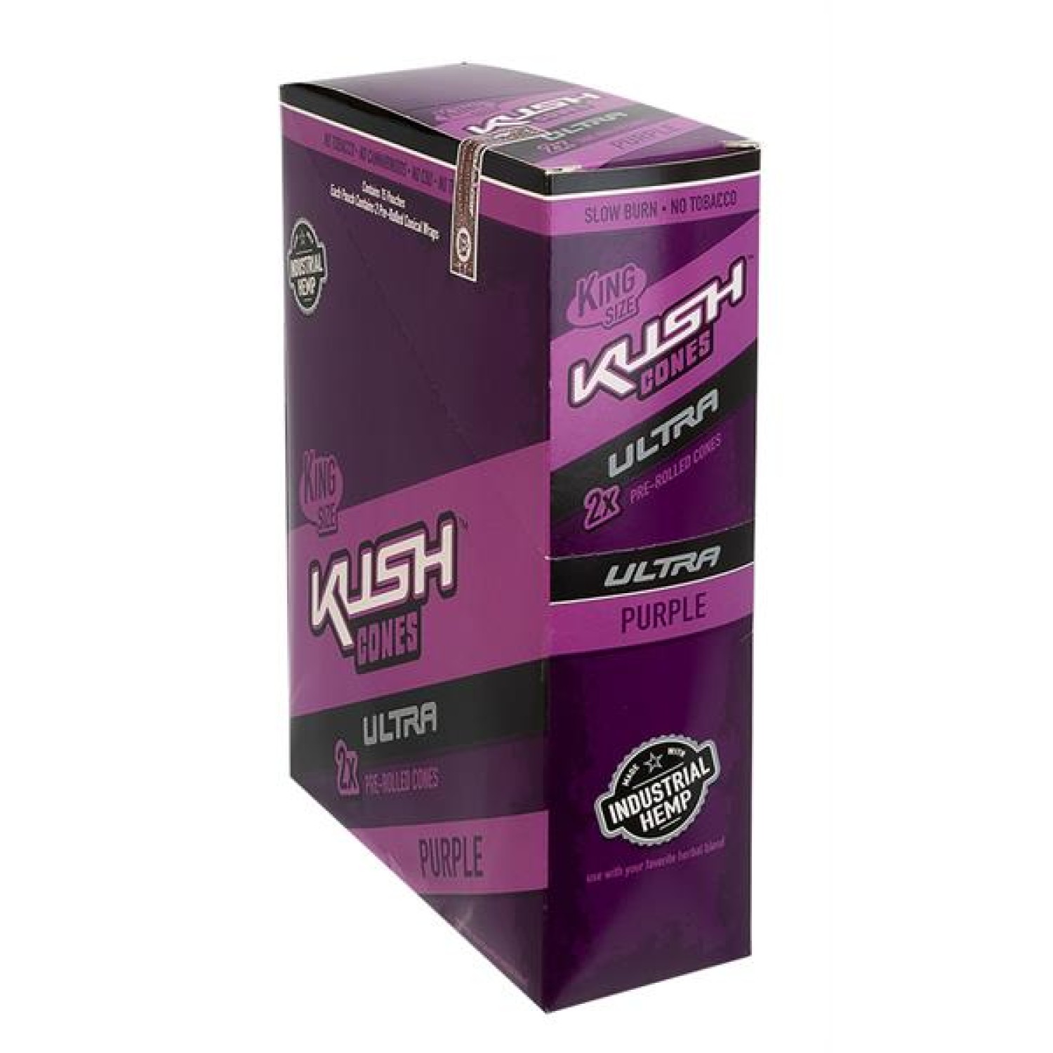 Kush Cones Ultra Purple | 2 x Pre-Rolled Cones | King Size | VE-15