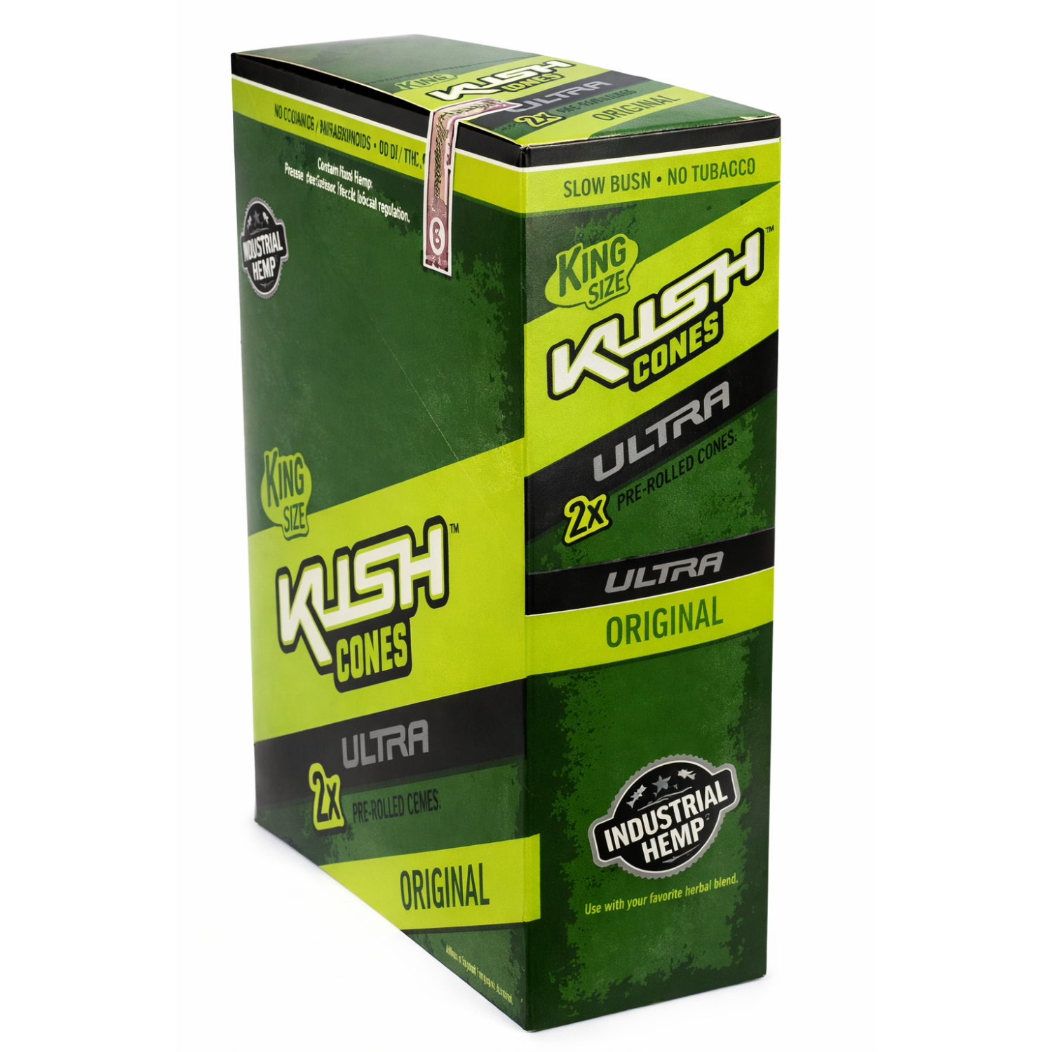 Kush Cones Ultra Original | 2 x Pre-Rolled Cones | King Size | VE - 15