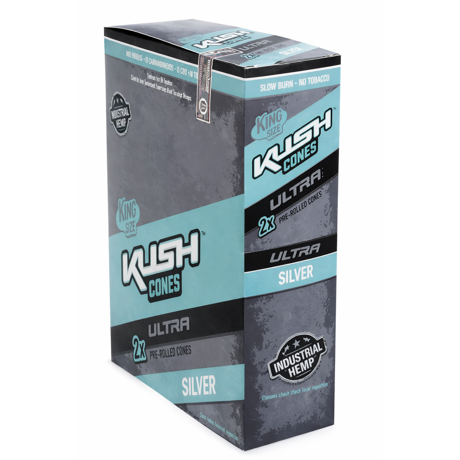 Kush Cones Ultra Silver | 2 x Pre-Rolled Cones | King Size | VE-15