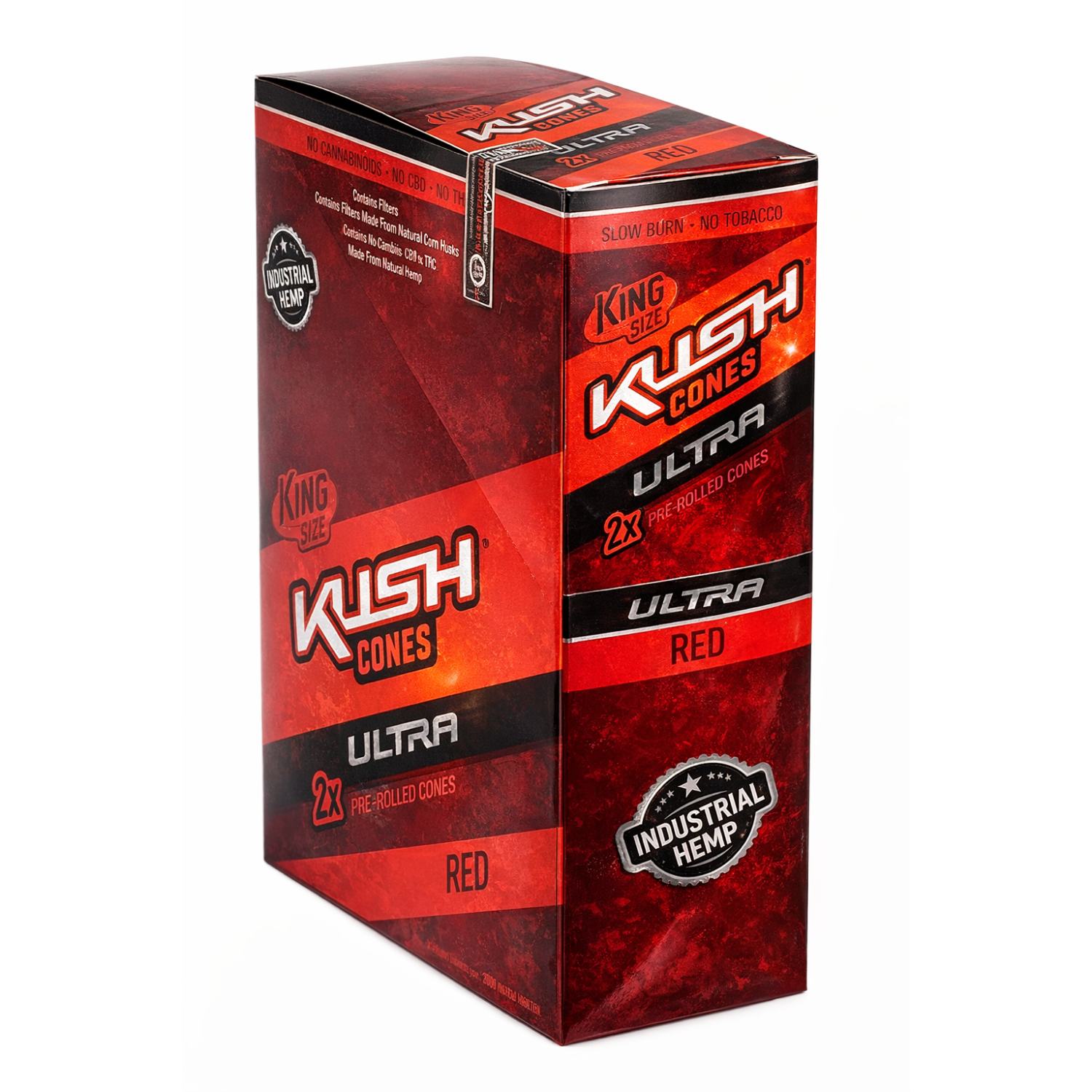 Kush Cones Ultra Red | 2 x Pre-Rolled Cones | King Size | VE - 15