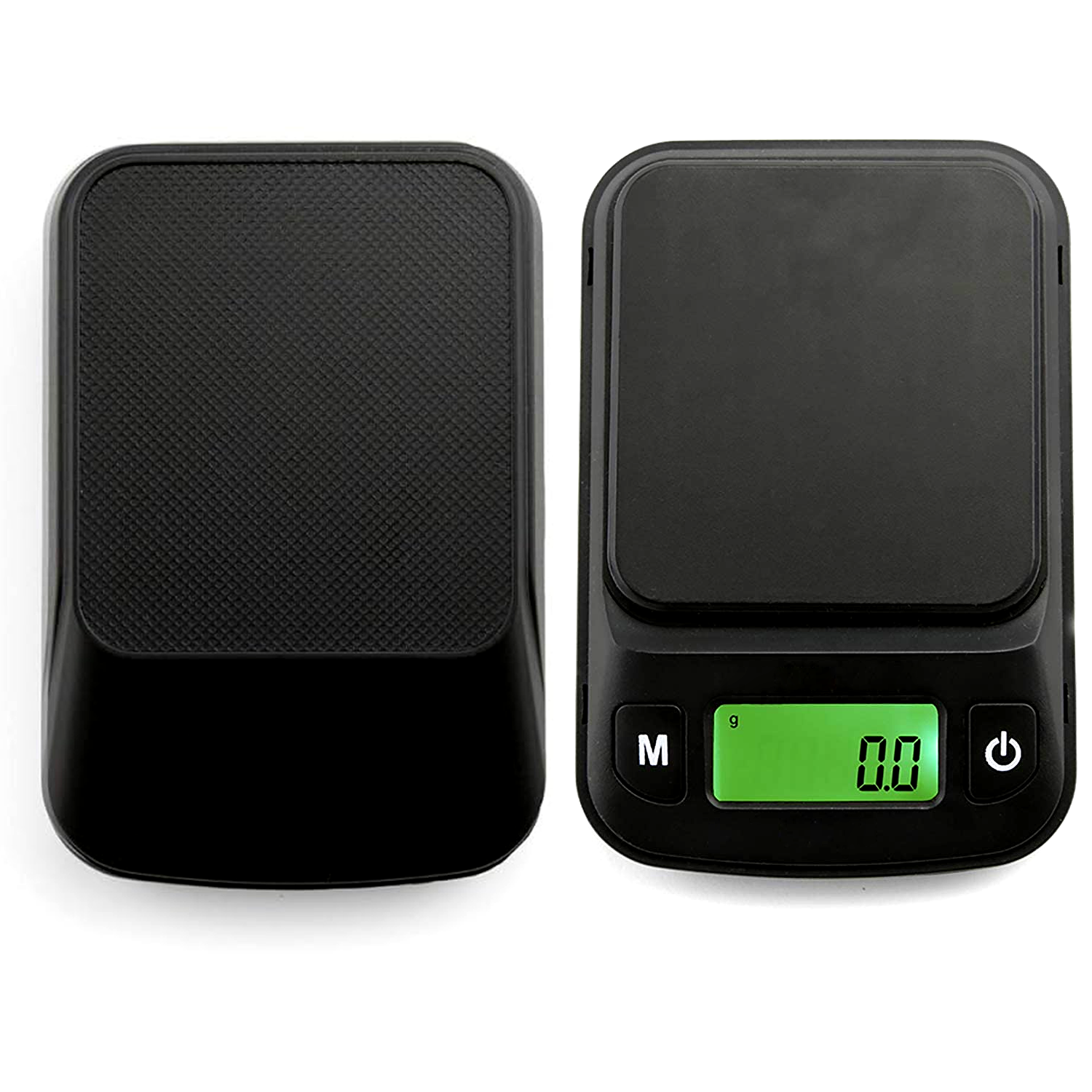 Digital Mini Pocket Scale Schwarz 200g x 0,01g, Ø ca. 94x61x20 mm mit 2x AAA Batterie