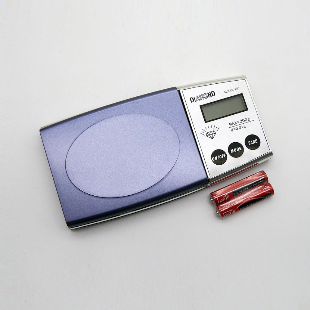 Pocket Scale 200g-0,01g size:152*80*15mm