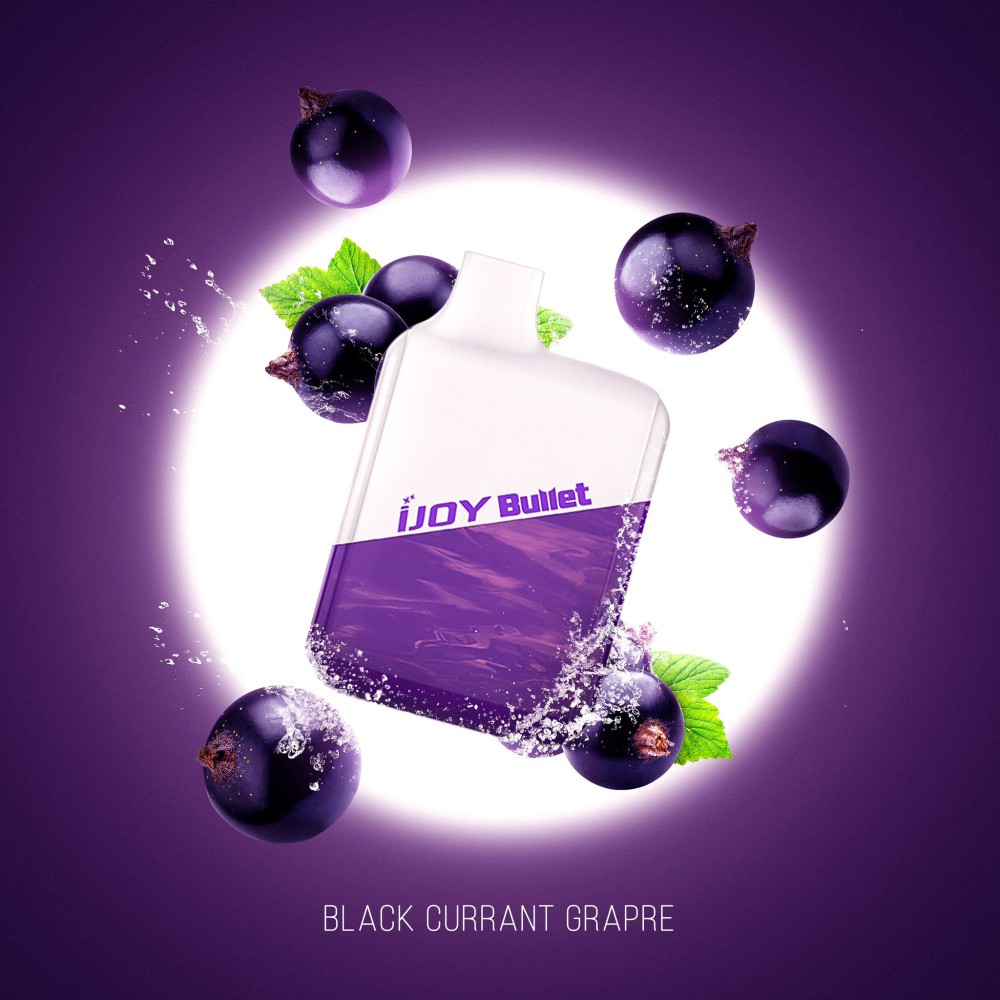 IJOY Bullet 600 Züge "Black Currant Grape "